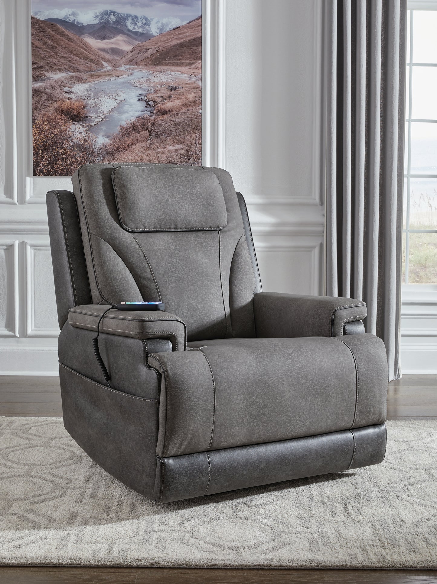 Lakeland Furniture Outlet - Ashley Furniture - 4Z-Peaceful Pause Living Room - Power Lift Recliner - PC1210412