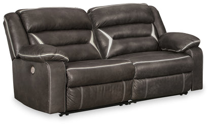 Lakeland Furniture Outlet - Ashley Furniture - Kincord Sectional - 2-Piece Power Reclining Sectional Loveseat / Midnight - 13104S7