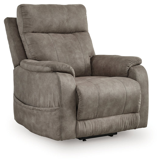 Lakeland Furniture Outlet - Ashley Furniture - Crestmeade Living Room - Power Lift Recliner / Espresso - 1350412