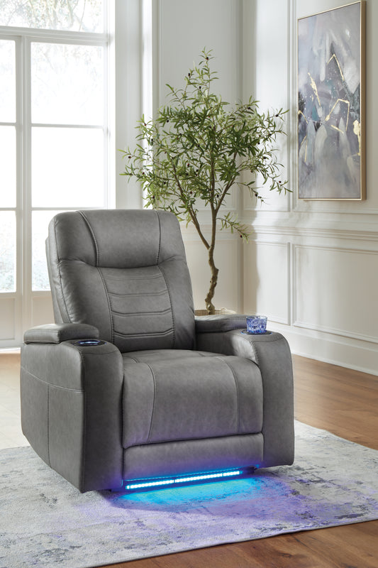 Lakeland Furniture Outlet - Ashley Furniture - Schooner Rocks Living Room - PWR Recliner/ADJ Headrest - 1610213