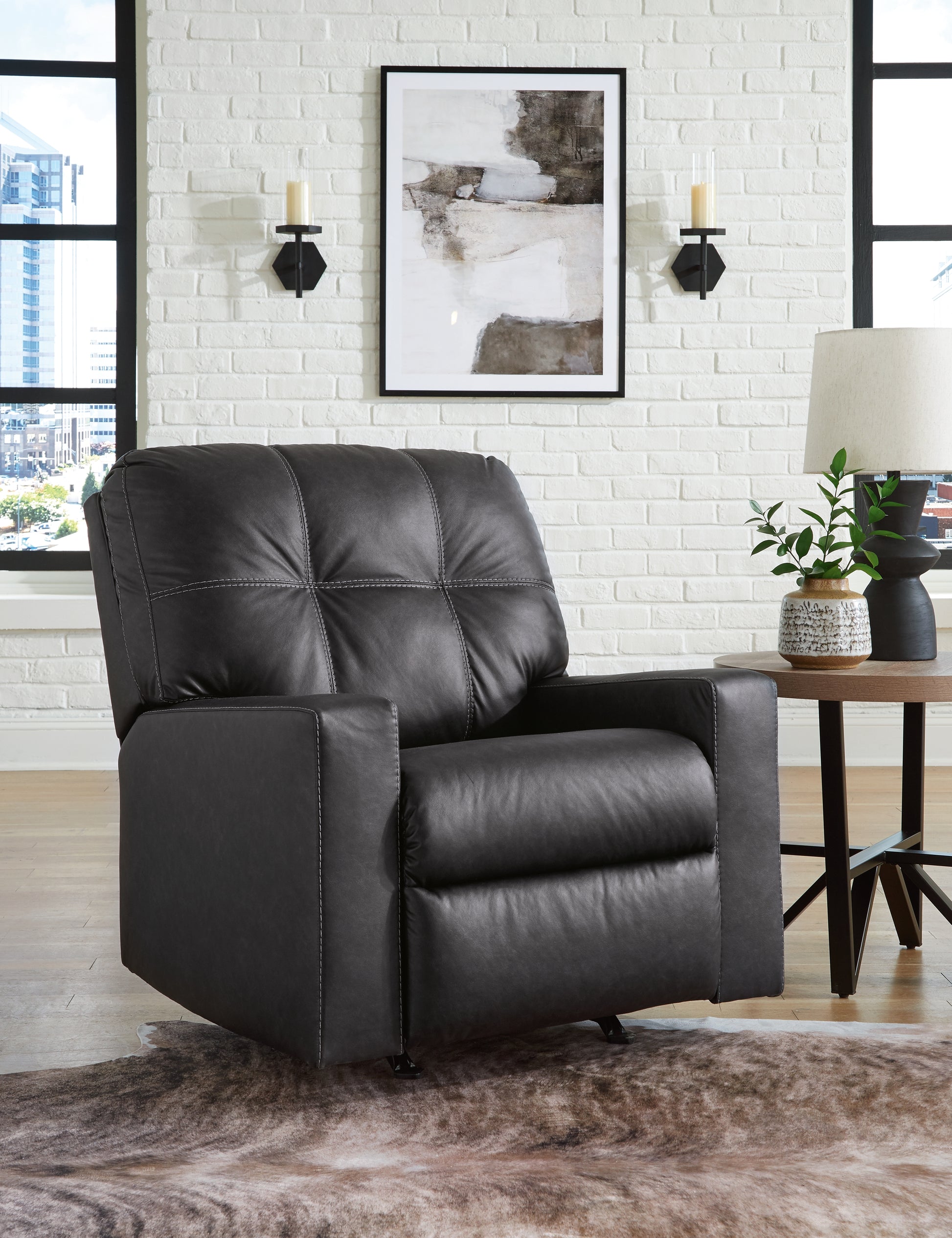 Lakeland Furniture Outlet - Ashley Furniture - Barlin Mills Living Room - Rocker Recliner / Carbon - 1700425