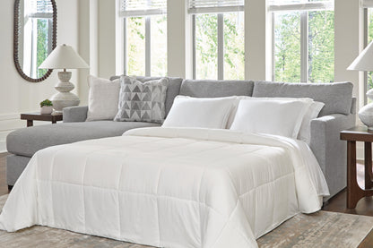 Lakeland Furniture Outlet - Ashley Furniture - UrbanCrest Sectional - RAF 2-Piece Sleeper Sectional with Chaise / Pewter - PC20804S4