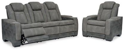 Lakeland Furniture Outlet - Ashley Furniture - Next-Gen Durapella Power Reclining Sofa and Power Recliner - Power Reclining Sofa and Power Recliner - 22004U3