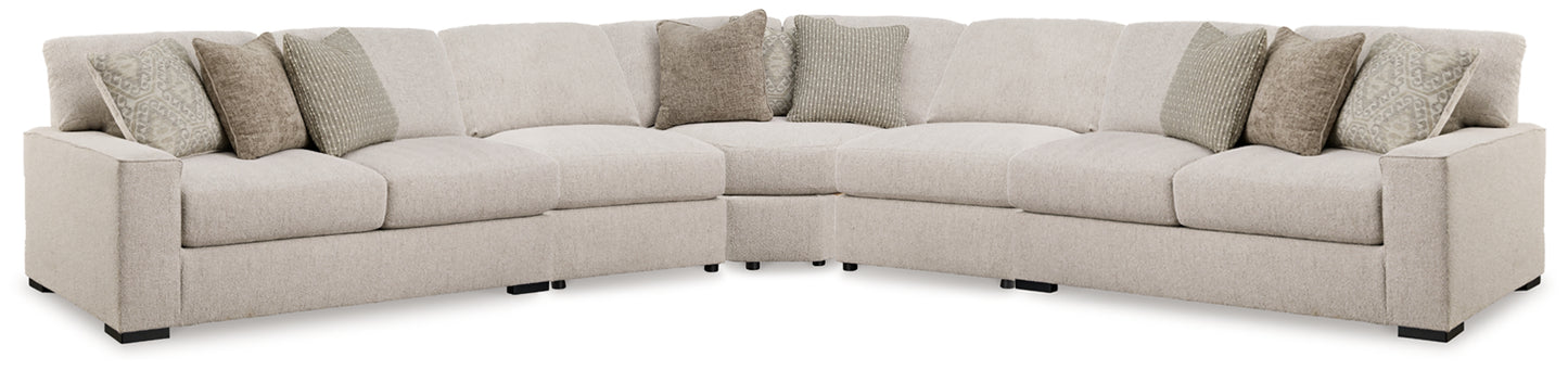 Lakeland Furniture Outlet - Ashley Furniture - Ballyton Sectional - RAF 5-Piece Sectional / Sand - 25102S3