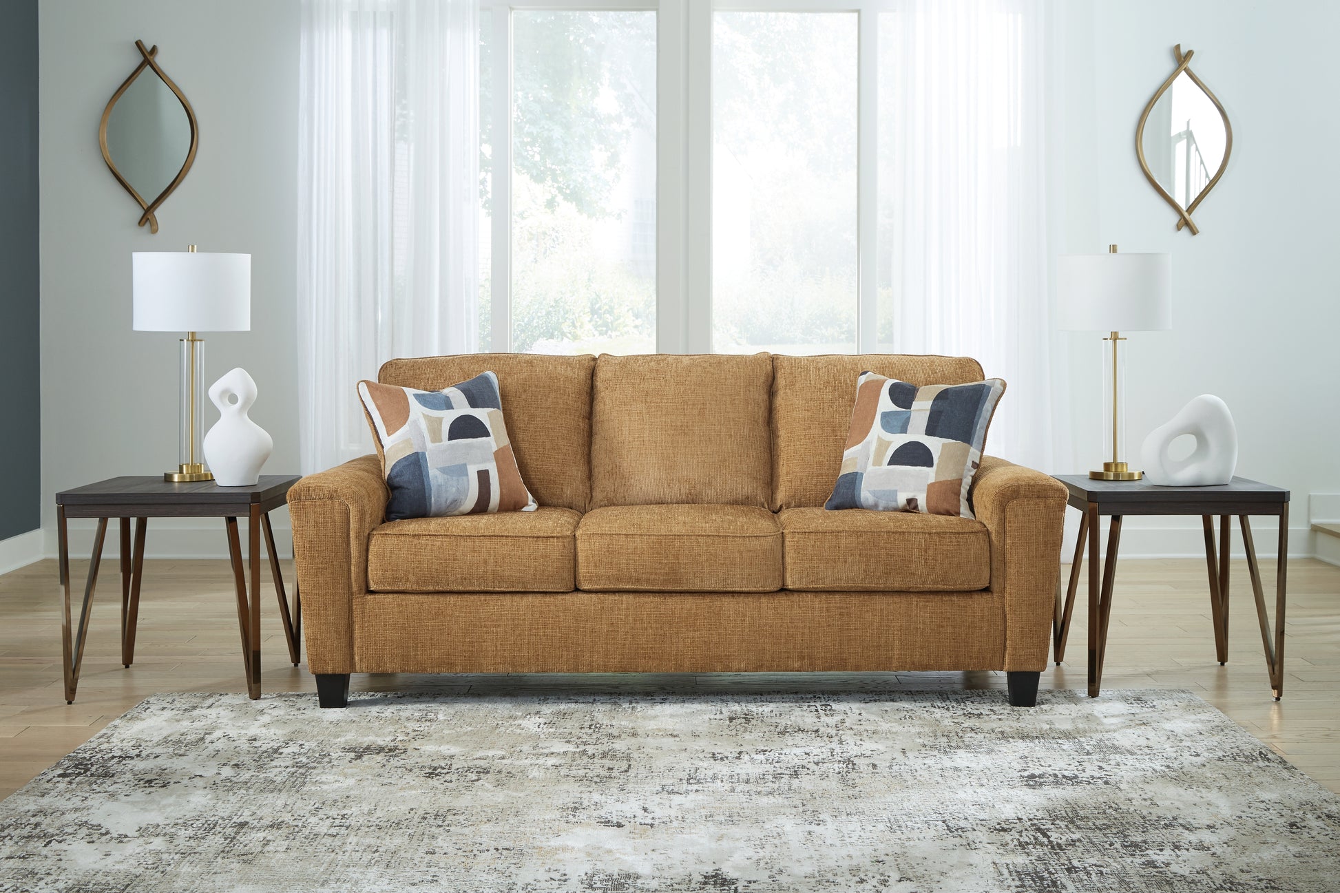 Lakeland Furniture Outlet - Ashley Furniture - Erinslane Living Room - Sofa / Honey - 2520738