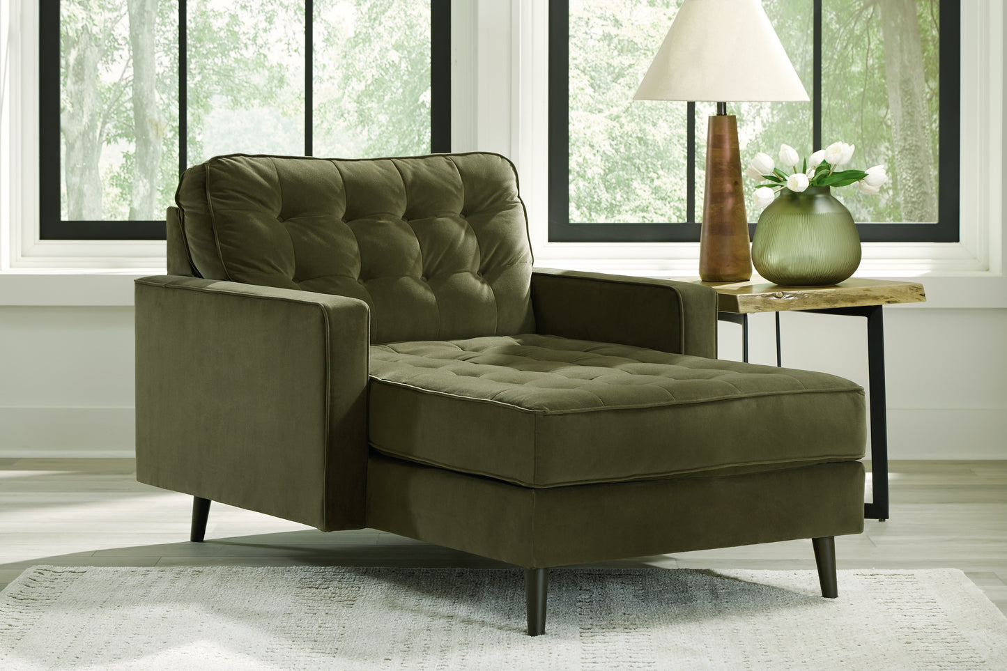 Lakeland Furniture Outlet - Ashley Furniture - Reveon Lakes Living Room - Chaise / Olive - 2640415