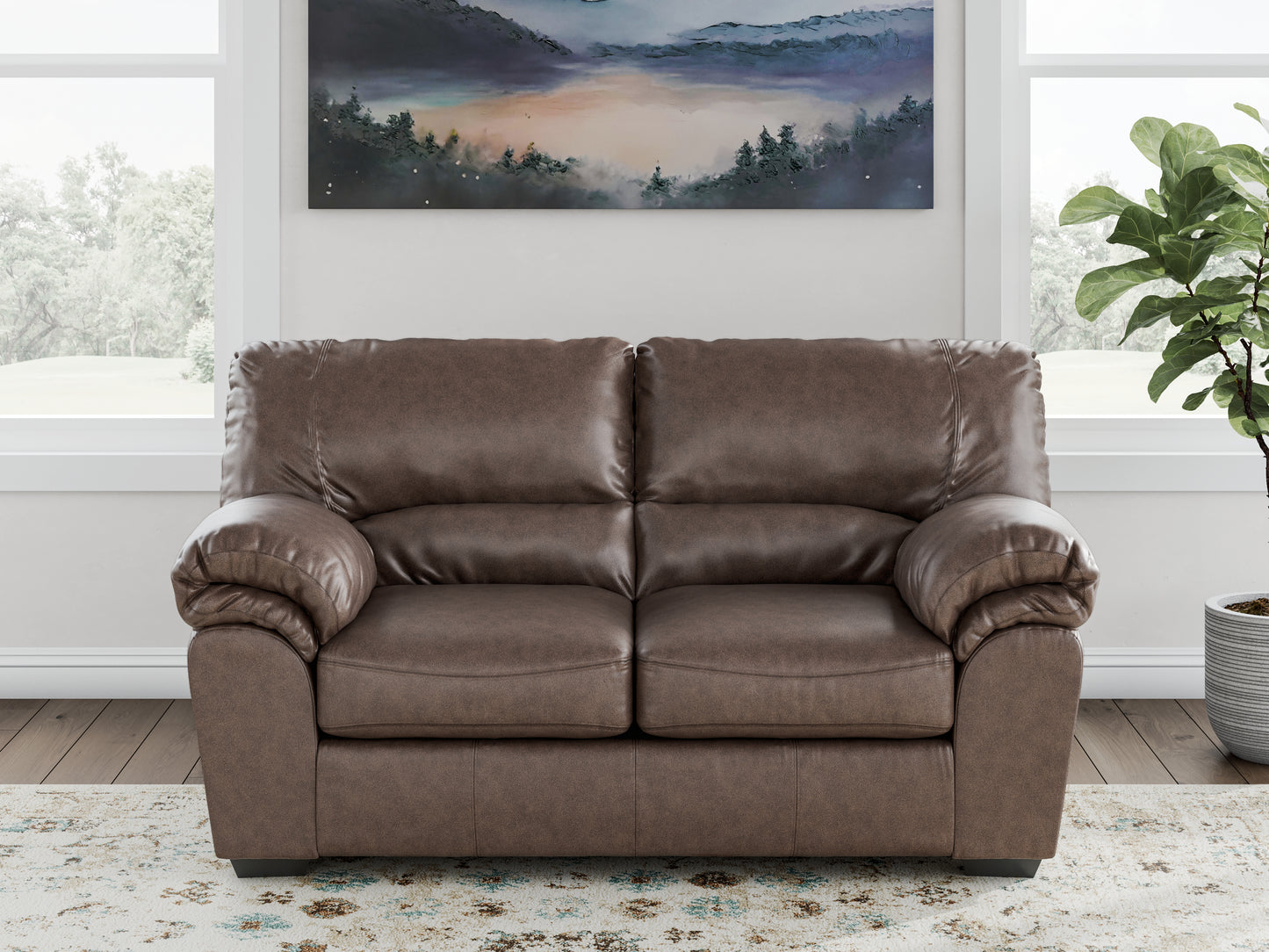 Lakeland Furniture Outlet - Ashley Furniture - WillowBend Living Room - Loveseat / Umber - PC2770535