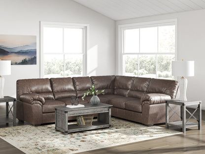 Lakeland Furniture Outlet - Ashley Furniture - WillowBend Sectional - RAF 3-Piece Sectional / Umber - PC27705S3