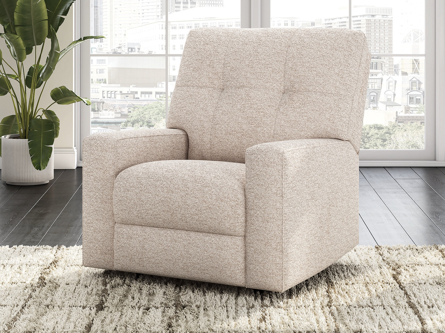 Lakeland Furniture Outlet - Ashley Furniture - Larimer Living Room - Rocker Recliner / Stone - PC2920325