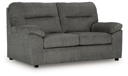 Lakeland Furniture Outlet - Ashley Furniture - Bindura Living Room - Loveseat / Mineral - 3030535