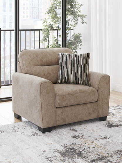 Lakeland Furniture Outlet - Ashley Furniture - Olten Living Room - Chair and a Half / Mocha - 3130423