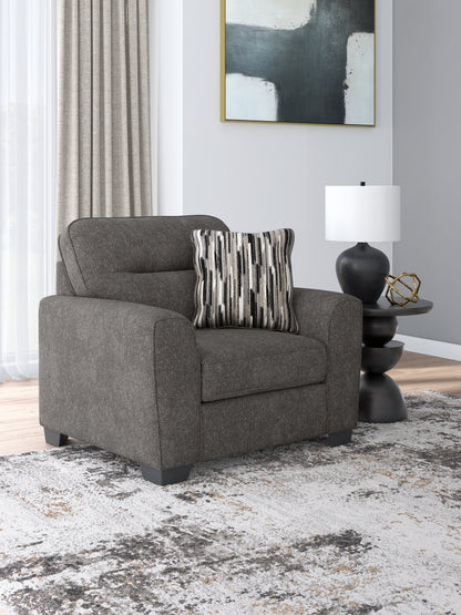 Lakeland Furniture Outlet - Ashley Furniture - Olten Living Room - Chair and a Half / Graphite - 3130523