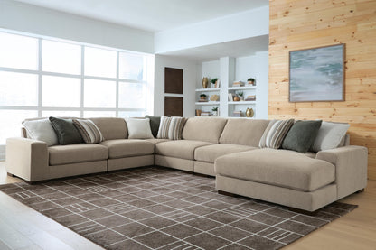 Lakeland Furniture Outlet - Ashley Furniture - Linenhause Sectional - RAF 6-Piece Sectional with Chaise - 31803S15