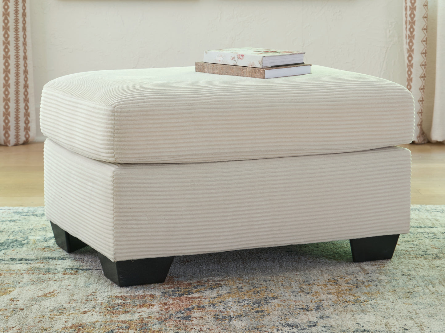 Lakeland Furniture Outlet - Ashley Furniture - Greenbriar Living Room - Ottoman / Ivory - PC3200614