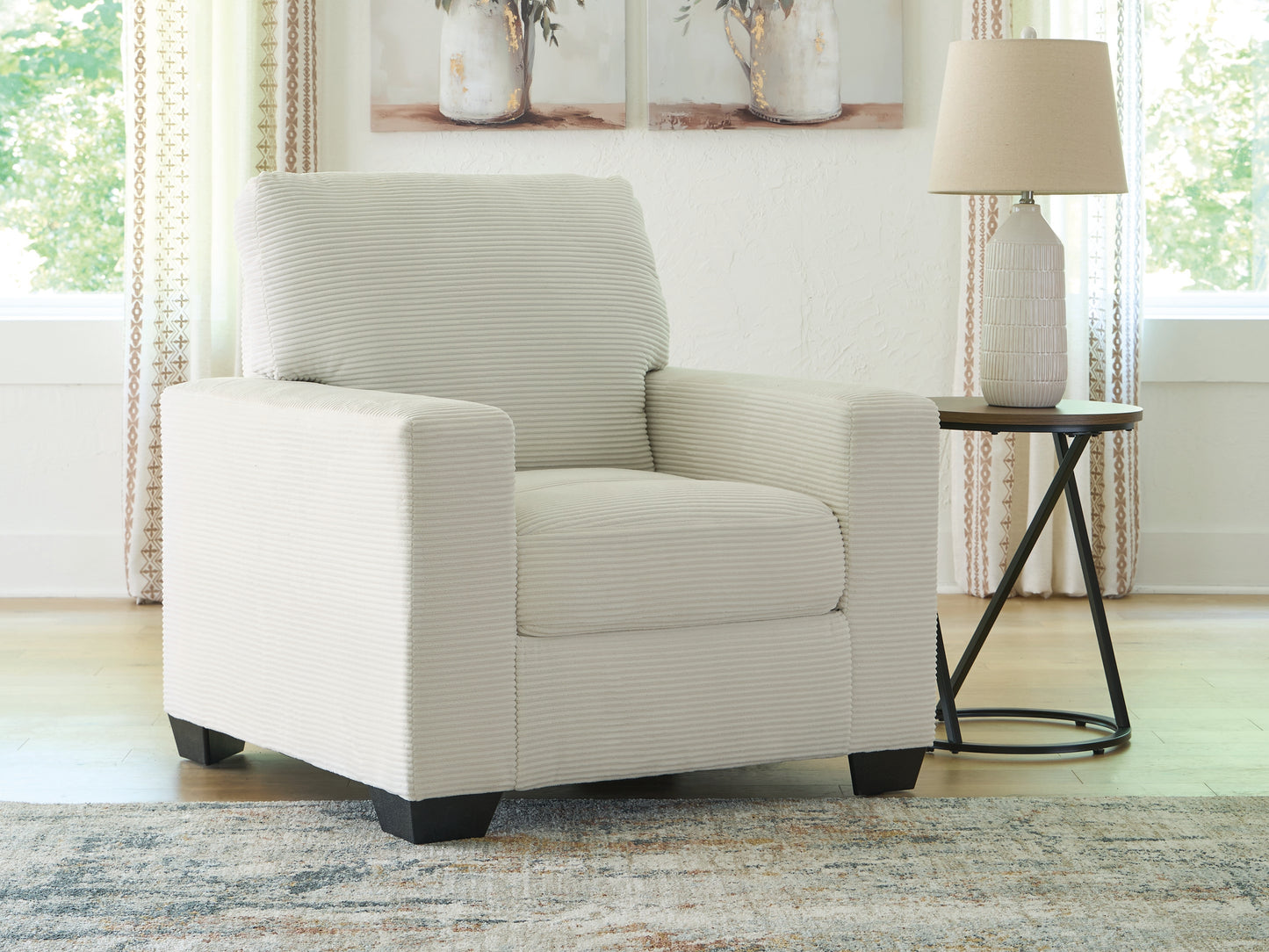 Lakeland Furniture Outlet - Ashley Furniture - Greenbriar Living Room - Chair / Ivory - PC3200620