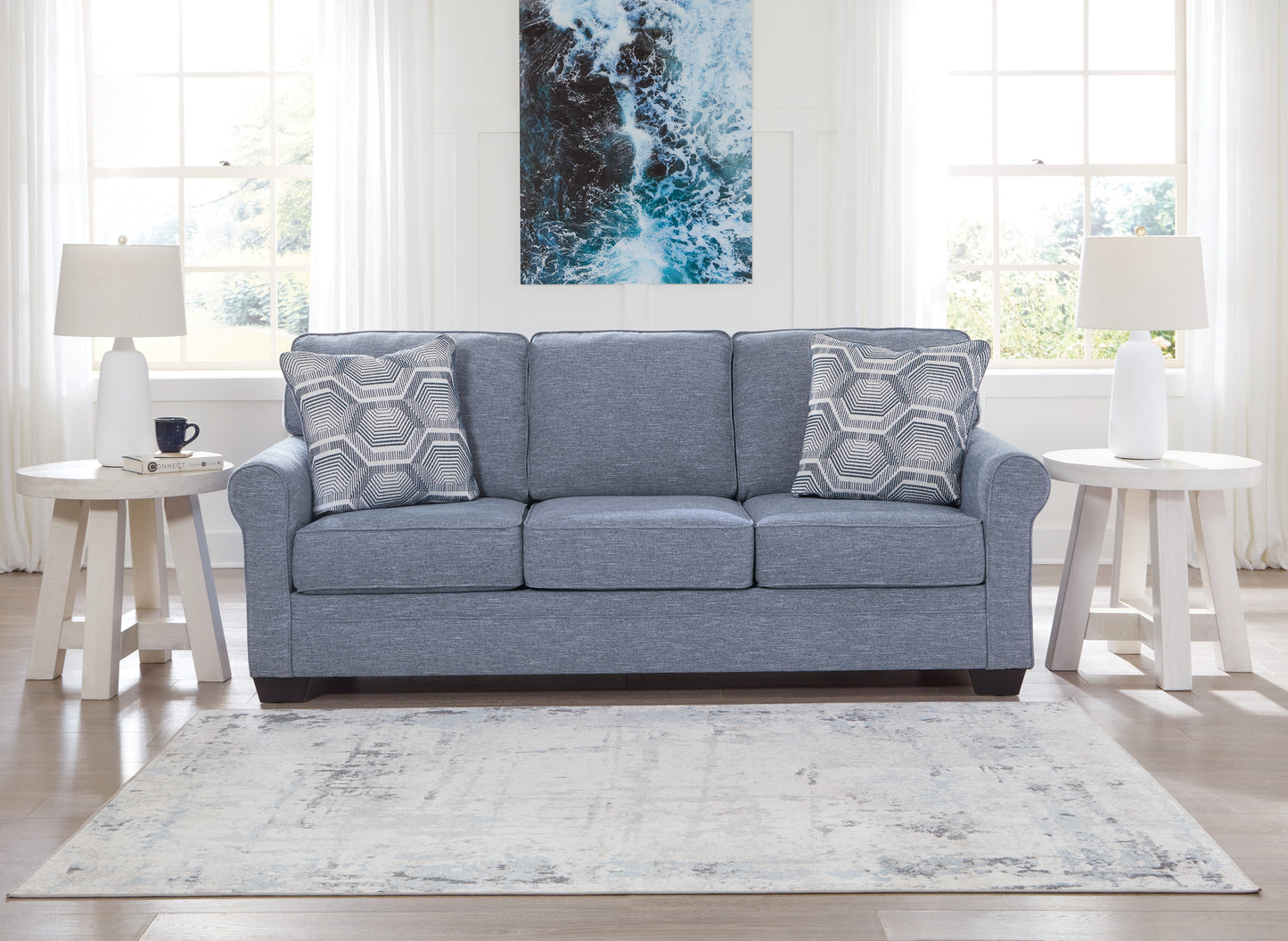 Lakeland Furniture Outlet - Ashley Furniture - Carissa Manor Living Room - Sofa / Denim - 3260438