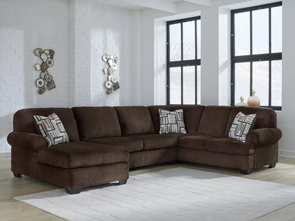 Lakeland Furniture Outlet - Ashley Furniture - Kimlee Sectional - RAF 3-Piece Sectional with Chaise / Chocolate - PC35603S1