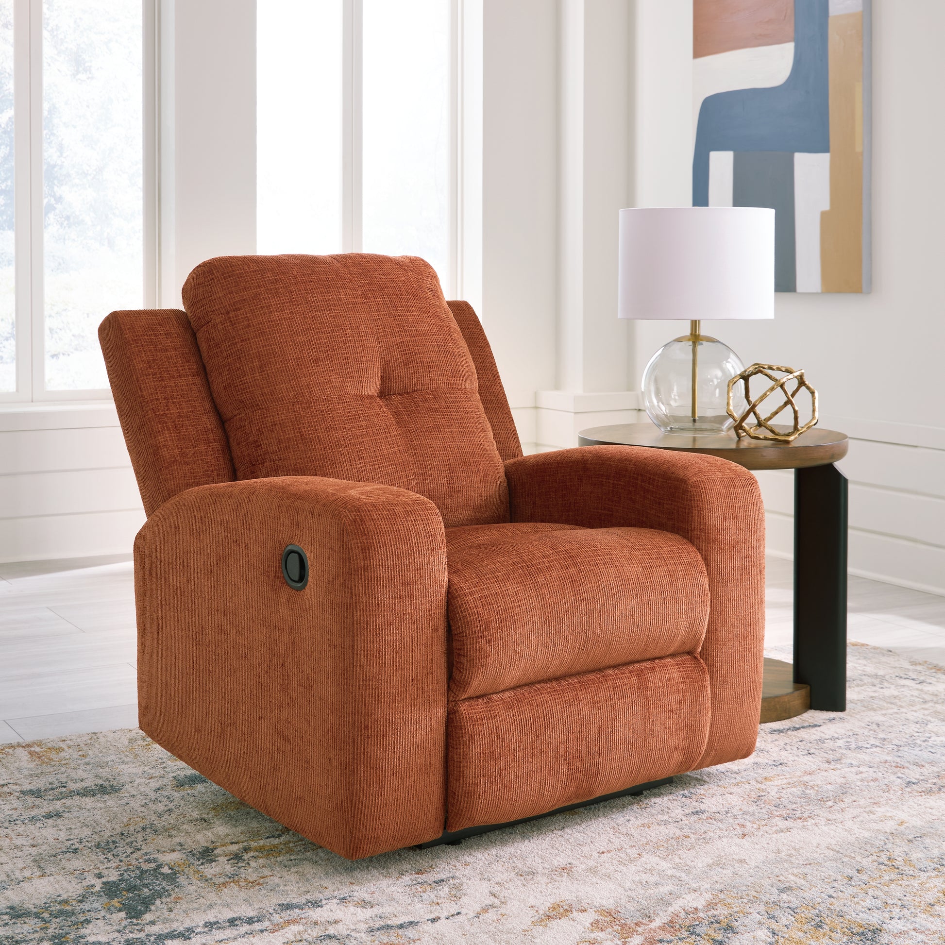 Lakeland Furniture Outlet - Ashley Furniture - Danum Living Room - Zero Wall Recliner / Spice - 3880729