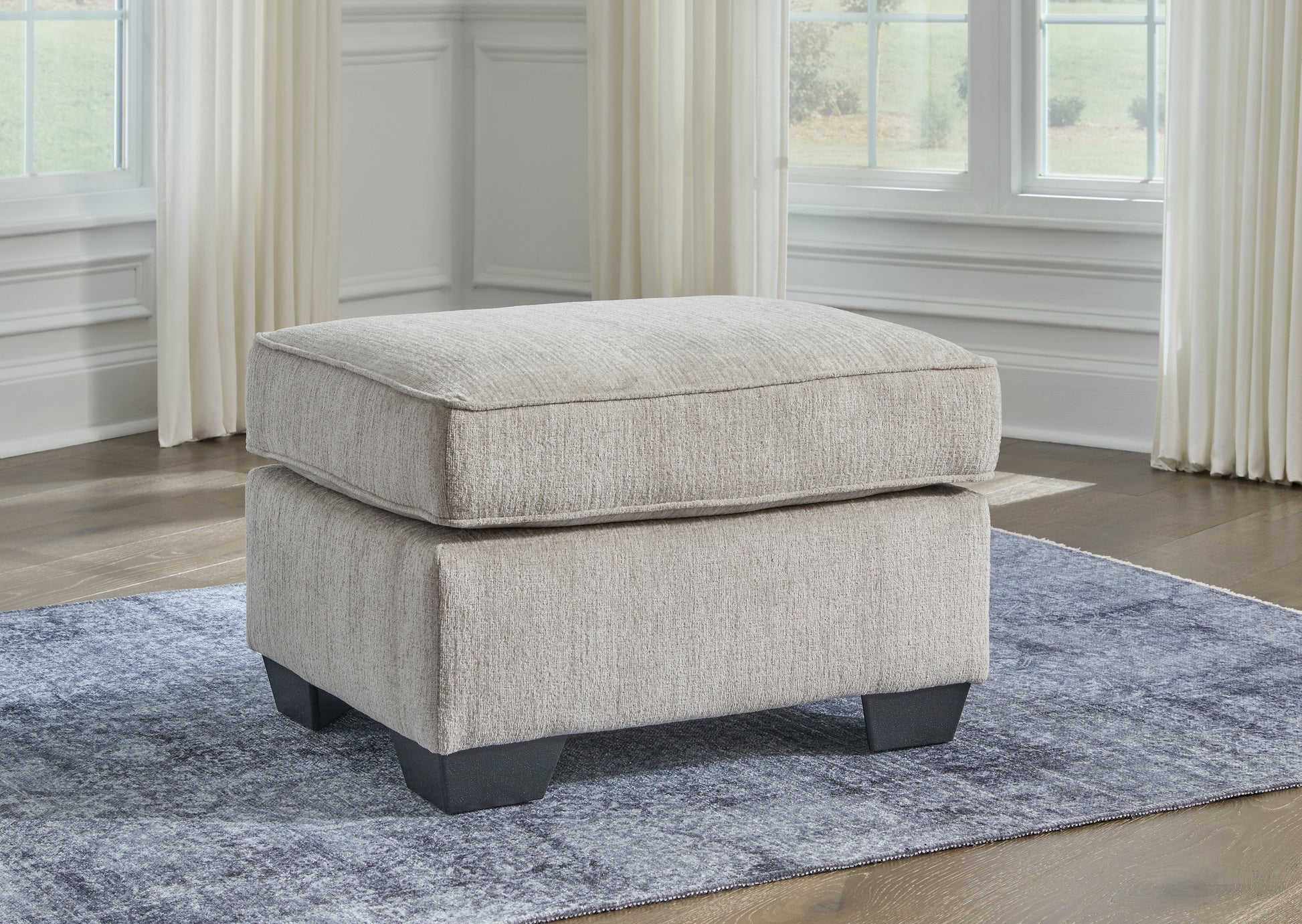 Lakeland Furniture Outlet - Ashley Furniture - Cashton Living Room - Ottoman / Ice - 4060614