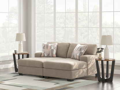 Lakeland Furniture Outlet - Ashley Furniture - Newellen Sectional - RAF 2-Piece Super Chaise / Hemp - 48404S4