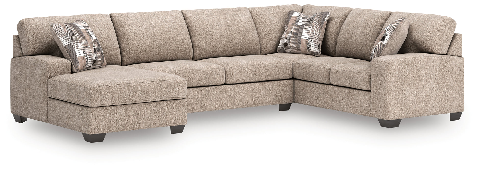 Lakeland Furniture Outlet - Ashley Furniture - Newellen Sectional - RAF 3-Piece Sectional with Chaise - 48404S1