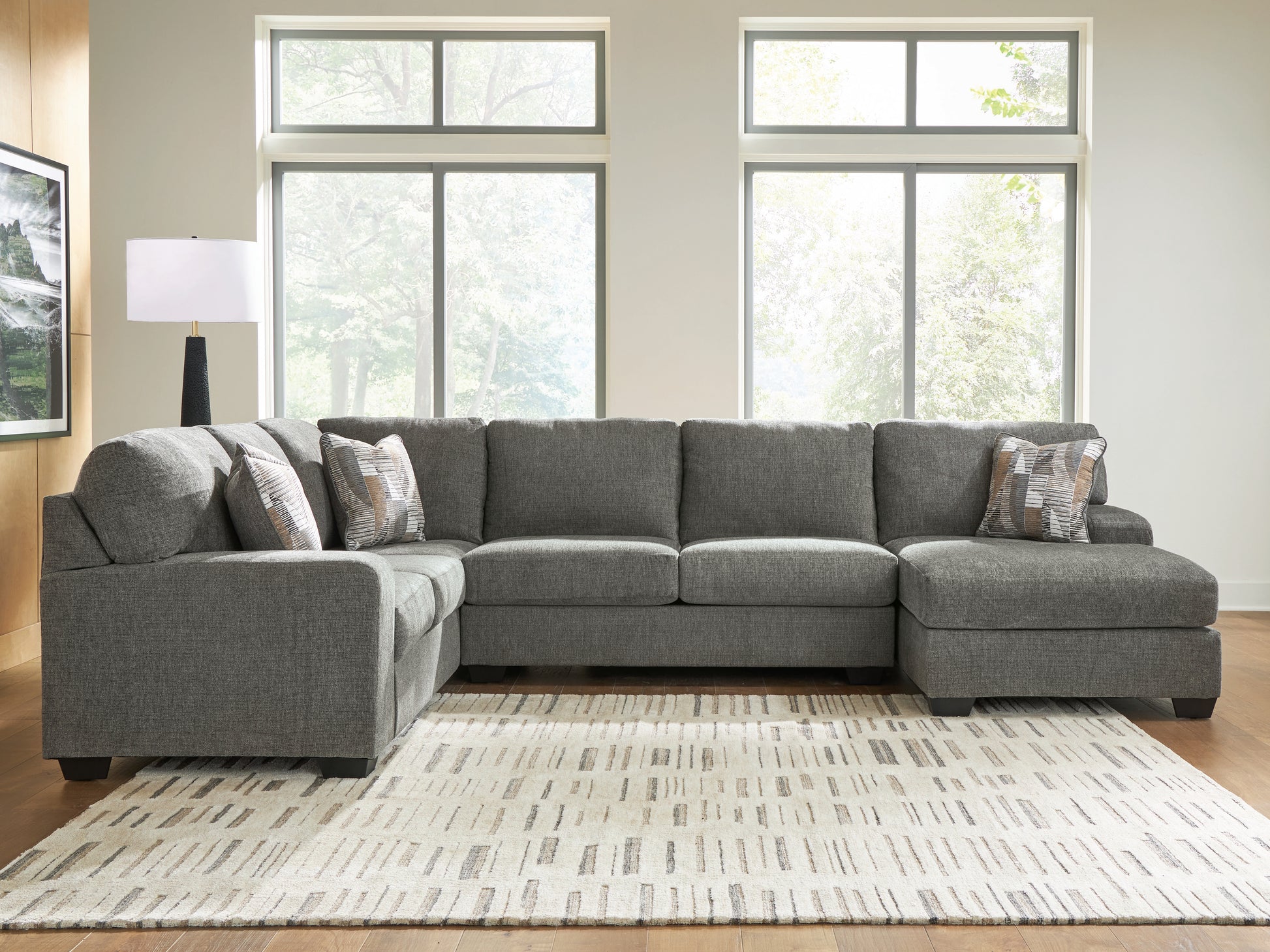 Lakeland Furniture Outlet - Ashley Furniture - Clarington Sectional - LAF 3-Piece Sleeper Sectional with Chaise - PC48405S6