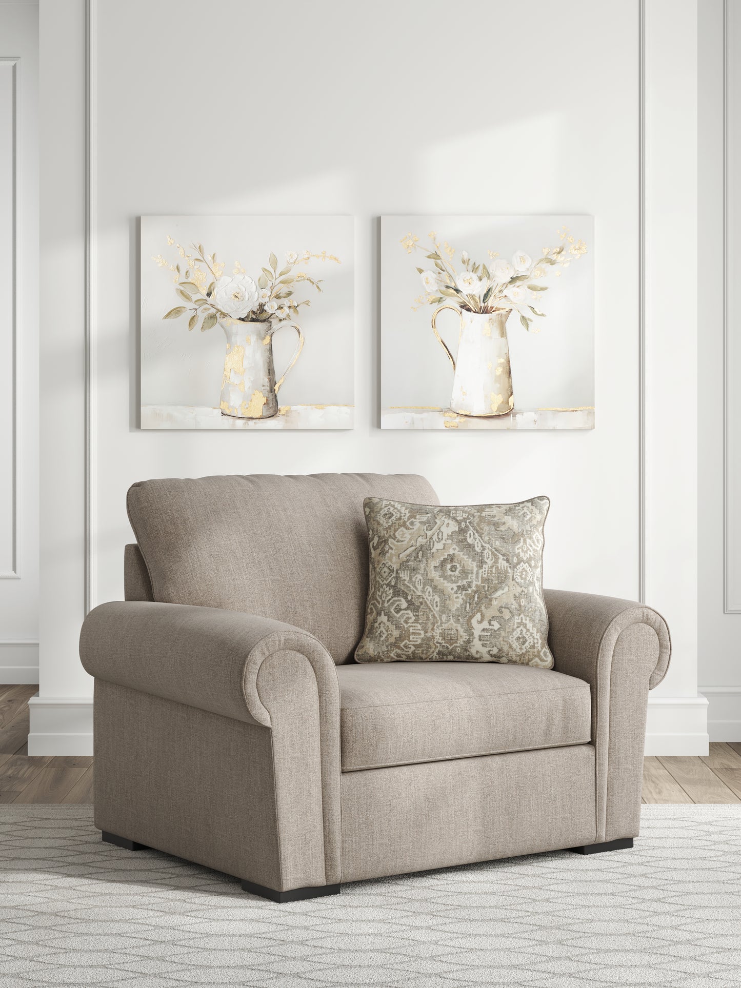 Lakeland Furniture Outlet - Ashley Furniture - Sararose Living Room - Chair and a Half / Heather - 5710223