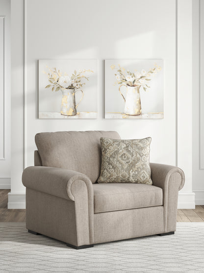 Lakeland Furniture Outlet - Ashley Furniture - Sararose Living Room - Chair and a Half / Heather - 5710223