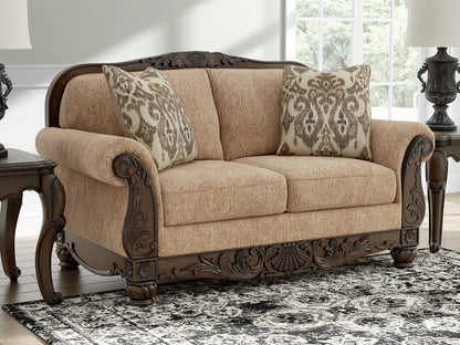 Lakeland Furniture Outlet - Ashley Furniture - Chelsworth Living Room - Loveseat / Golden - PC5790535