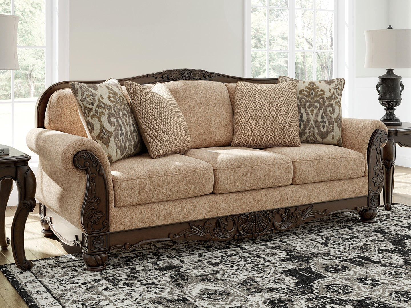 Lakeland Furniture Outlet - Ashley Furniture - Chelsworth Living Room - Sofa / Golden - PC5790538