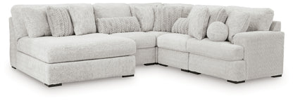 Lakeland Furniture Outlet - Ashley Furniture - Cuddle Plush Sectional - 5-Piece Sectional with Chaise / Arctic - PC59106S11