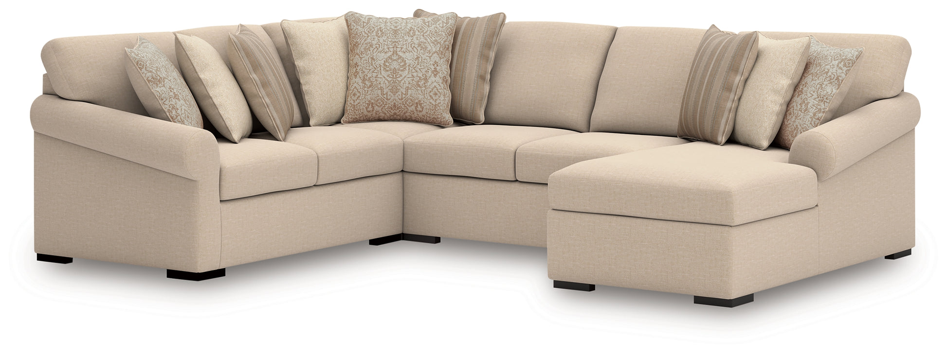 Lakeland Furniture Outlet - Ashley Furniture - LadyMae Sectional - RAF 4-Piece Sectional with Chaise - 59404S3