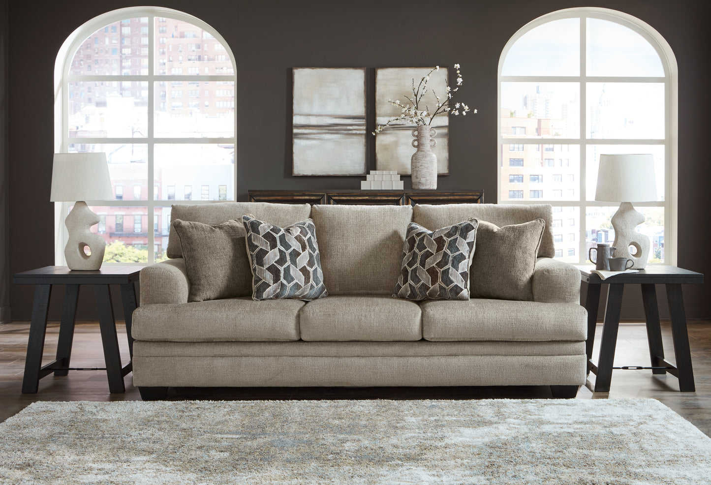Lakeland Furniture Outlet - Ashley Furniture - Stonemeade Living Room - Sofa / Taupe - 5950438