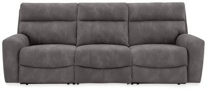 Lakeland Furniture Outlet - Ashley Furniture - Next-Gen DuraPella Sectional - 3-Piece Power Reclining Sectional / Slate - 61003S9