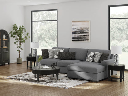 Lakeland Furniture Outlet - Ashley Furniture - Bealton Sectional - RAF 3-Piece Sectional with Chaise / Salt and Pepper - 61305S3