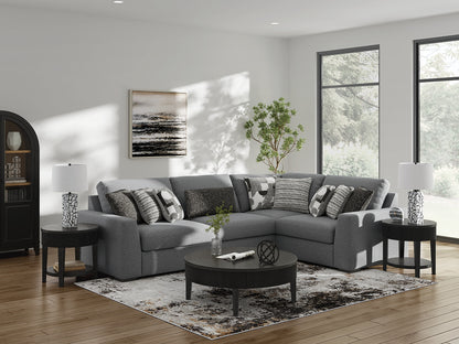 Lakeland Furniture Outlet - Ashley Furniture - Bealton Sectional - RAF 4-Piece Sectional / Salt and Pepper - 61305S5