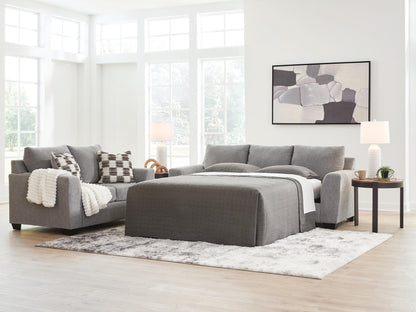 Lakeland Furniture Outlet - Ashley Furniture - Loreo Living Room - Queen Sofa Sleeper / Flint - 6310339