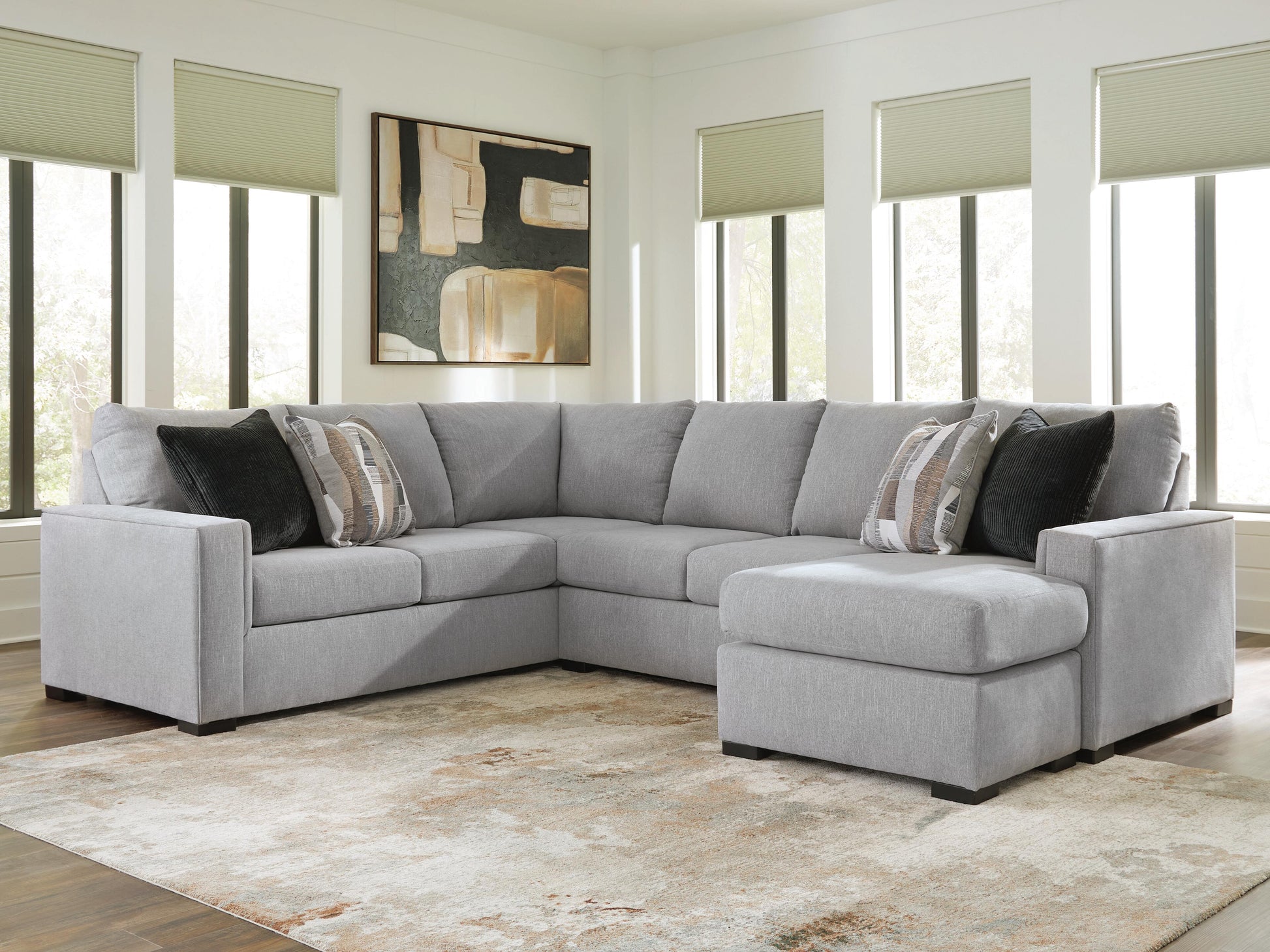 Lakeland Furniture Outlet - Ashley Furniture - Lakepoint Sectional - LAF 2-Piece Sectional with Chaise - 66804S2