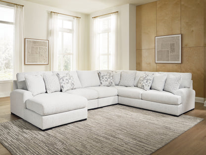 Lakeland Furniture Outlet - Ashley Furniture - Misty-Lakes 5-Piece Sectional with Chaise - 5-Piece Sectional with Chaise - PC66906S12