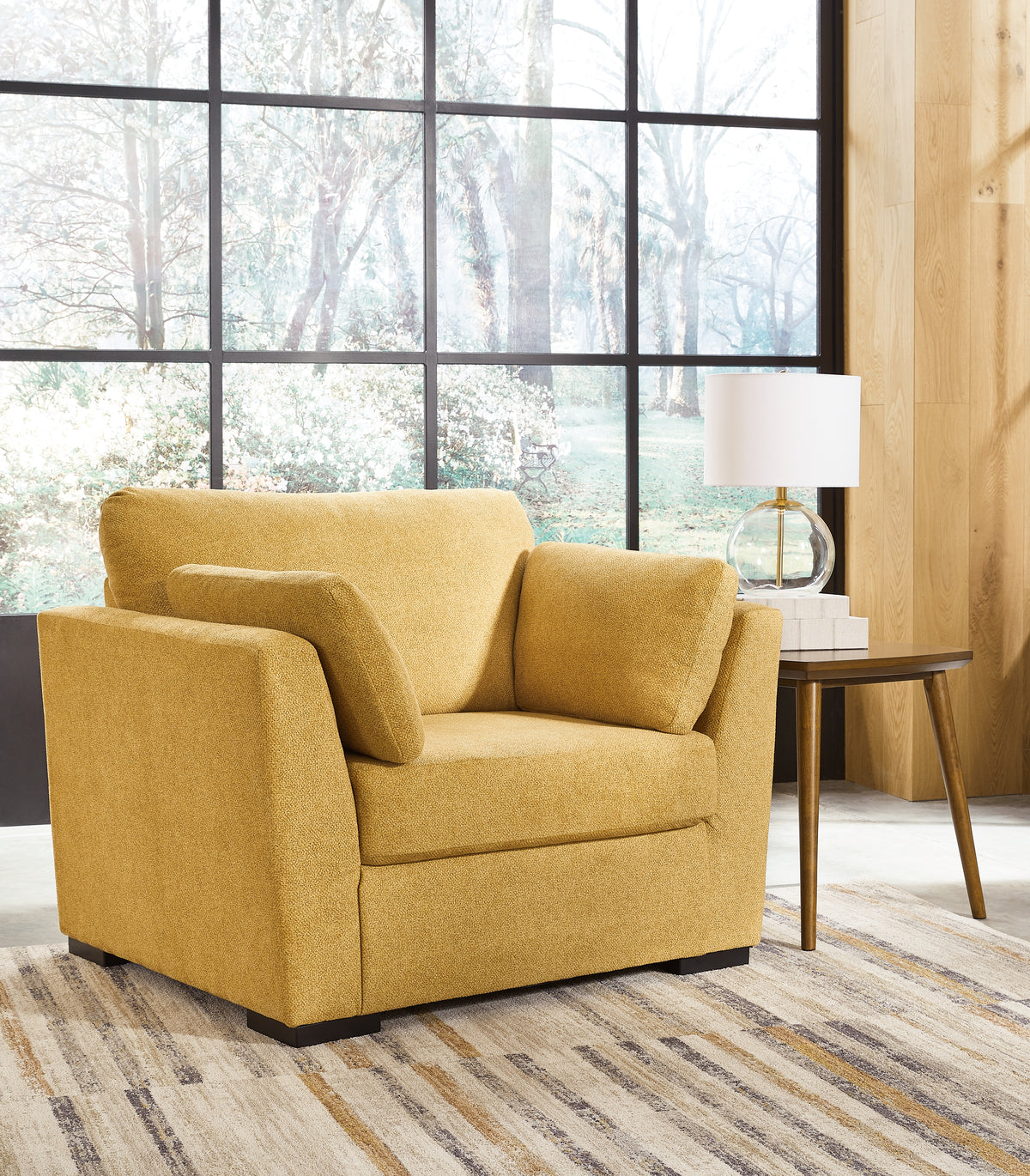 Lakeland Furniture Outlet - Ashley Furniture - Keerwick Living Room - Chair and a Half / Sunflower - 6750623