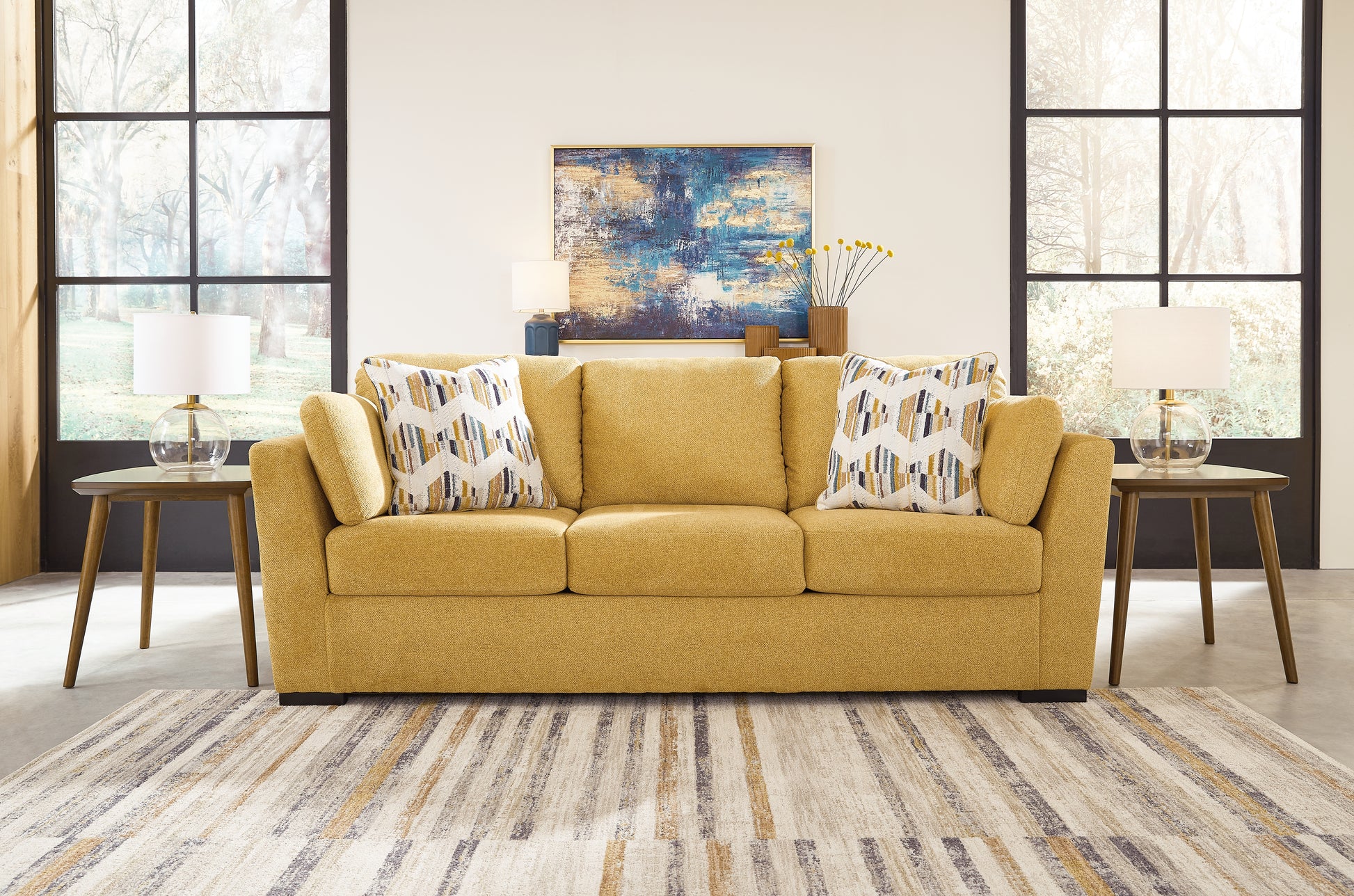 Lakeland Furniture Outlet - Ashley Furniture - Keerwick Living Room - Sofa / Sunflower - 6750638