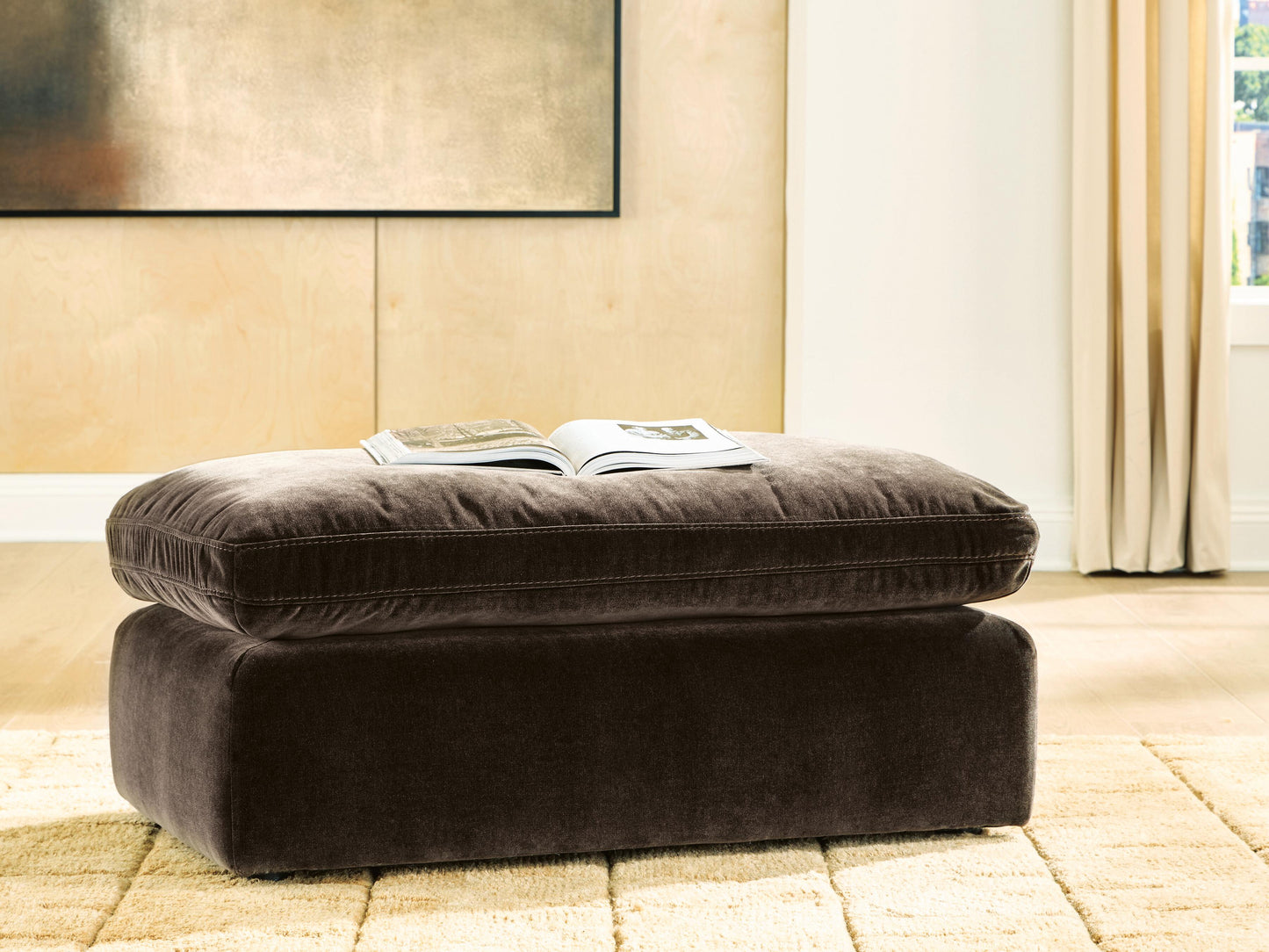Lakeland Furniture Outlet - Ashley Furniture - Maxton Heights Living Room - Ottoman / Bittersweet - 6780714