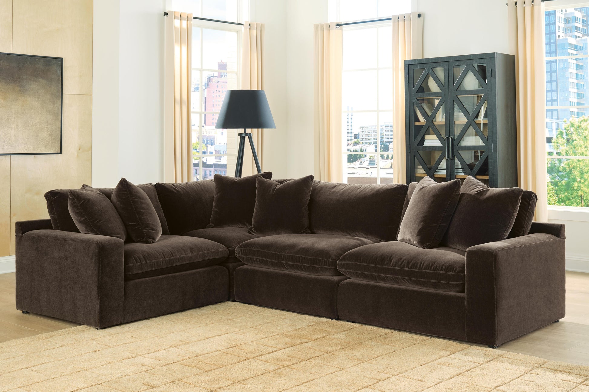 Lakeland Furniture Outlet - Ashley Furniture - Maxton Heights Sectional - RAF 4-Piece Sectional - 67807S3