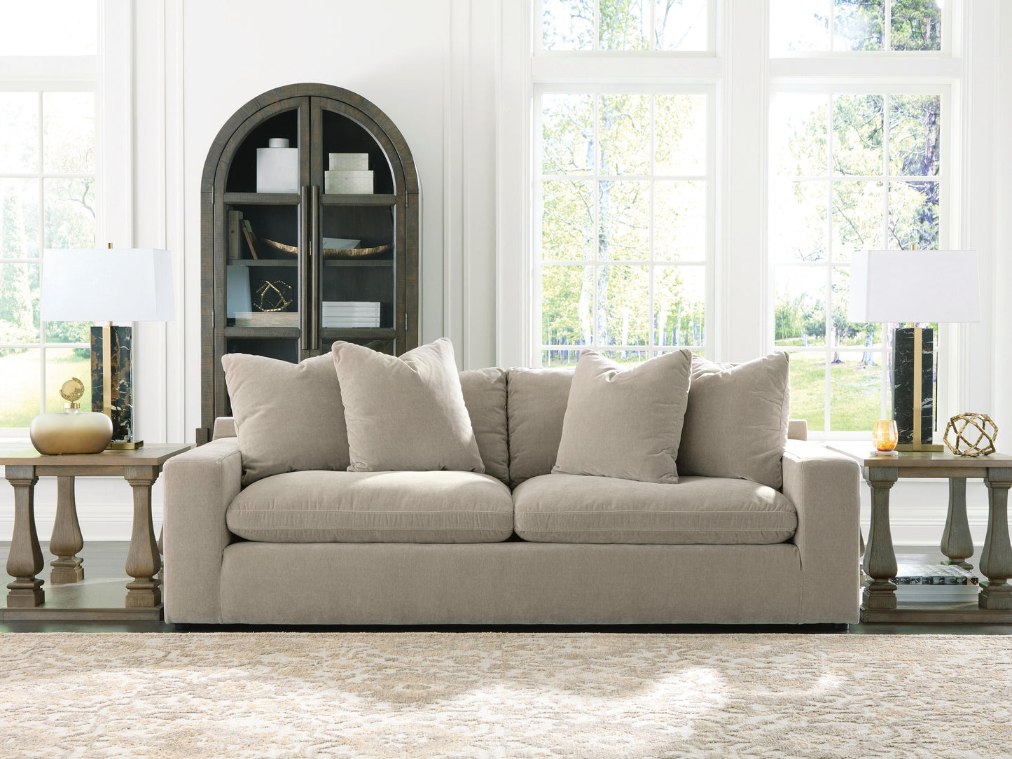 Lakeland Furniture Outlet - Ashley Furniture - Maxton Heights Living Room - Sofa / Pebble - 6780838