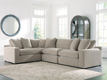Lakeland Furniture Outlet - Ashley Furniture - Maxton Heights Sectional - RAF 4-Piece Sectional / Pebble - 67808S3