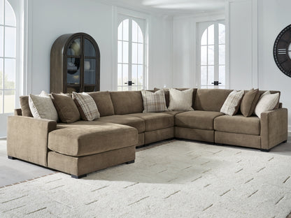 Lakeland Furniture Outlet - Ashley Furniture - Camellia-Court Sectional - RAF 6-Piece Sectional with Chaise / Coffee - 68207S14