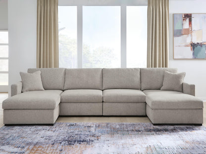 Lakeland Furniture Outlet - Ashley Furniture - ModMax Luxe Sectional - RAF 4-Piece Double Chaise Sectional - 68605S16