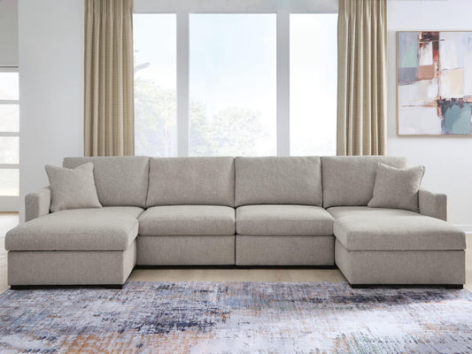 Lakeland Furniture Outlet - Ashley Furniture - ModMax Luxe Sectional - RAF 4-Piece Double Chaise Sectional - 68605S16