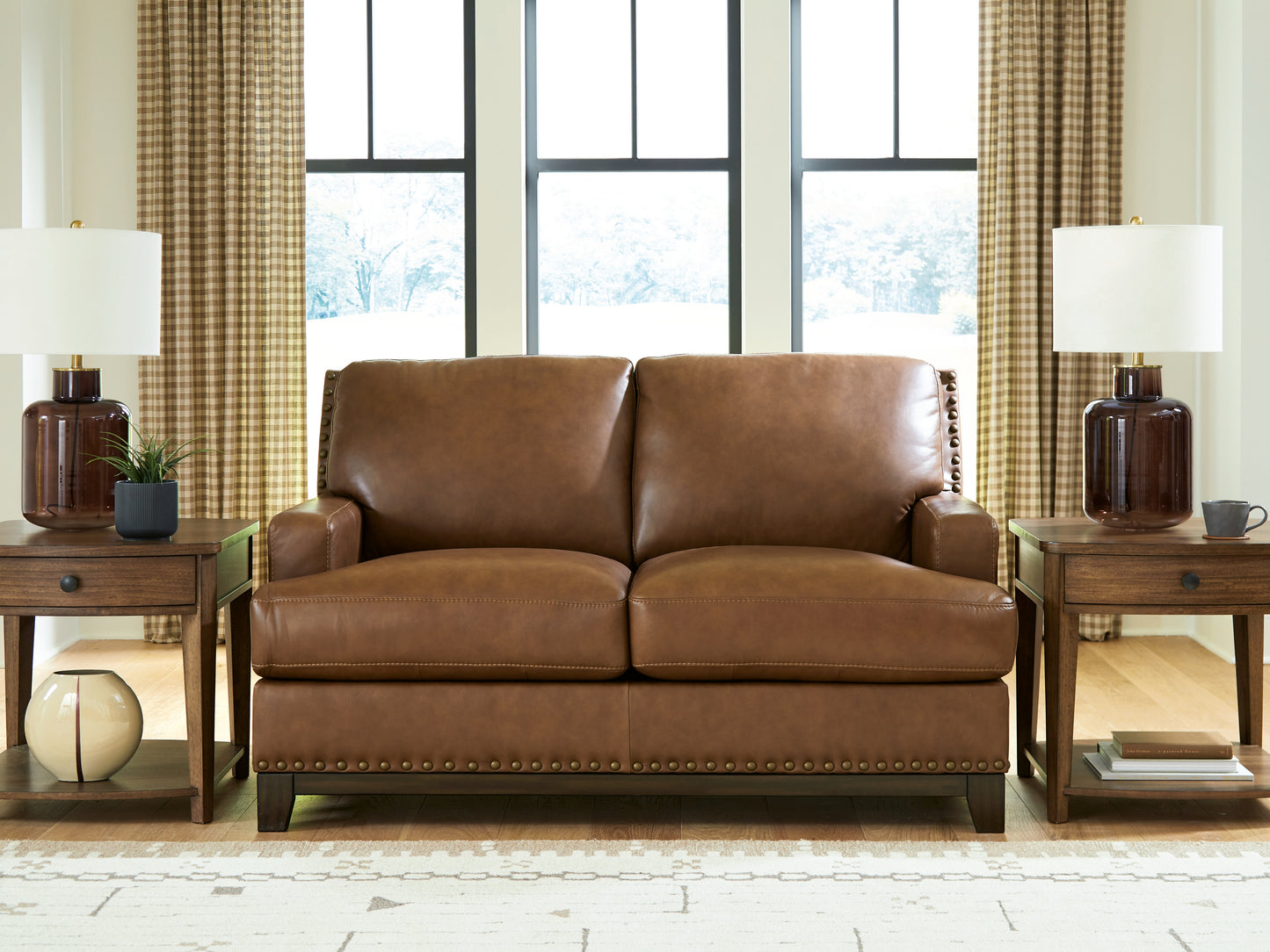 Lakeland Furniture Outlet - Ashley Furniture - Saonara Living Room - Loveseat / Amber - PC7310935