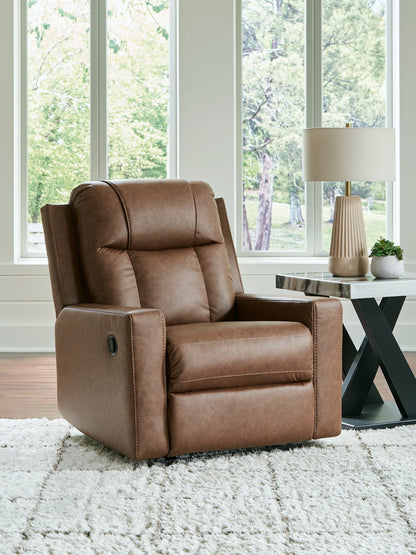 Lakeland Furniture Outlet - Ashley Furniture - Mackmenville Living Room - Zero Wall Recliner / Caramel - 7471429